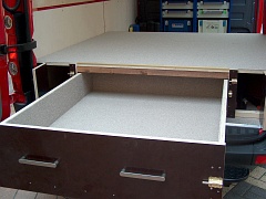 Transporter PKW Einbau Schieber