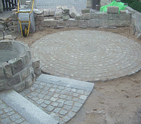 Garten Sitzfl�che Granit