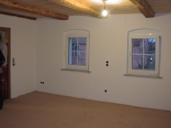 Paneel Decke Wand Kratzputz
