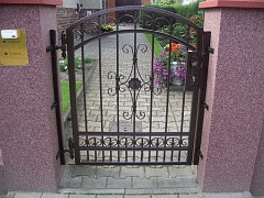 Zaun Anlage Gartentor
